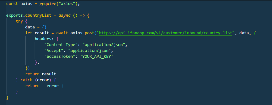 API Documentation | iFax