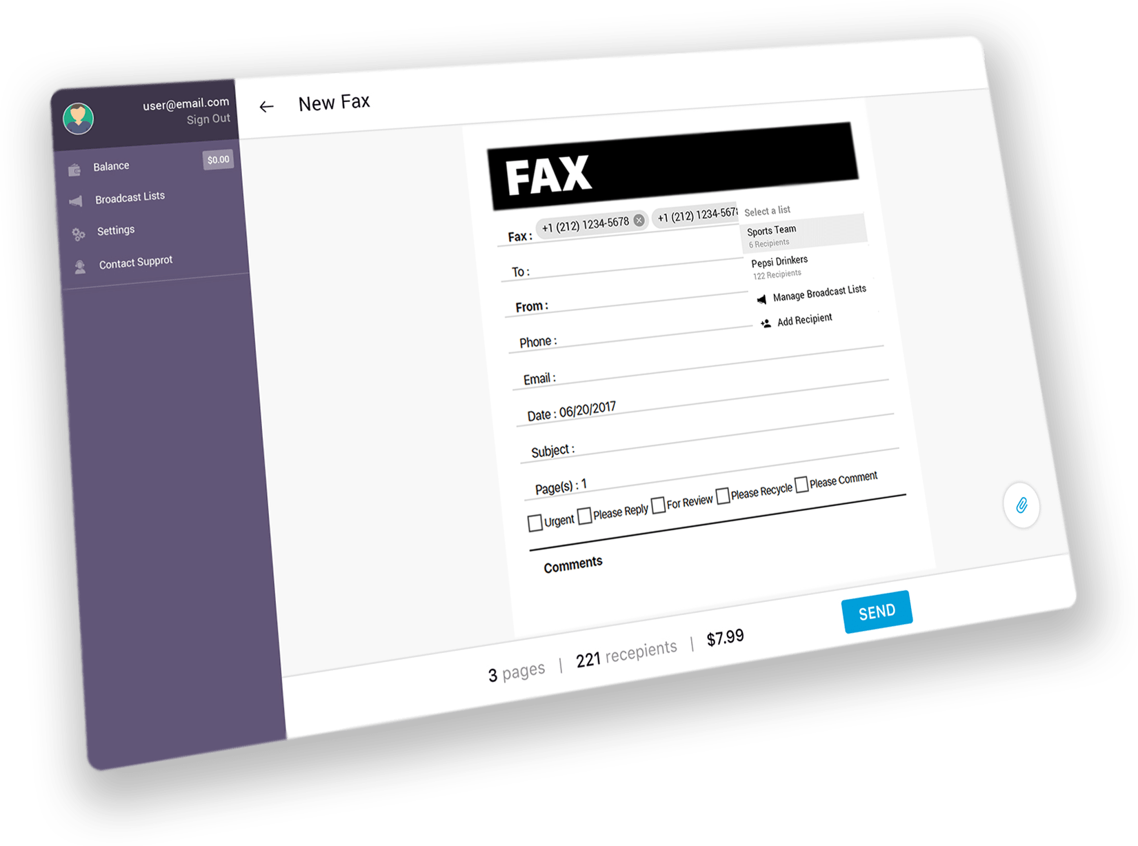 Fax Blast Service | Fax Broadcasting Solutions | ifaxapp.com