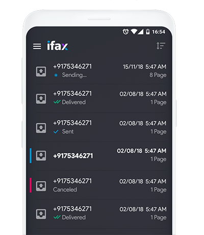 Faxer depuis Android