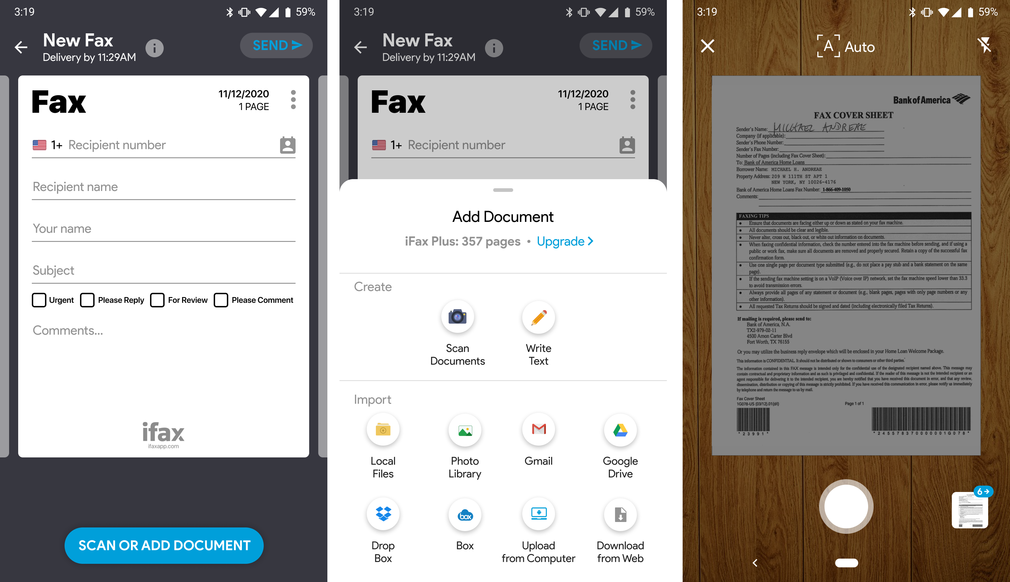 android-ifax