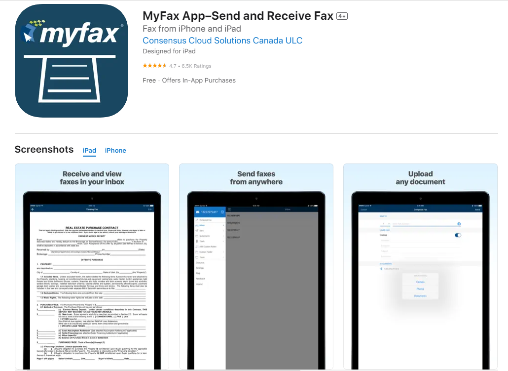 best fax app on iphone to fax on the go