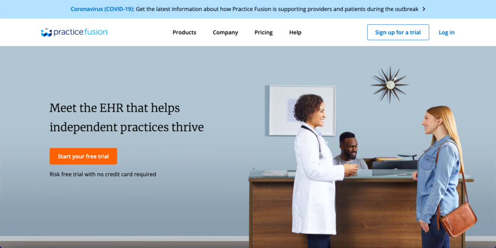 practice fusion cloud based EHR software