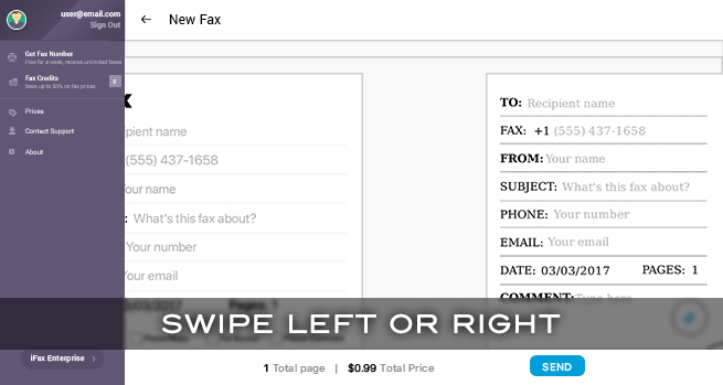 How to Send a Fax with Ifax App