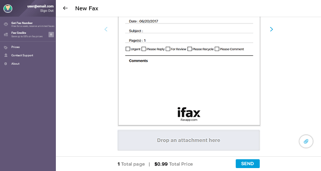 How to Send a Fax with Ifax App