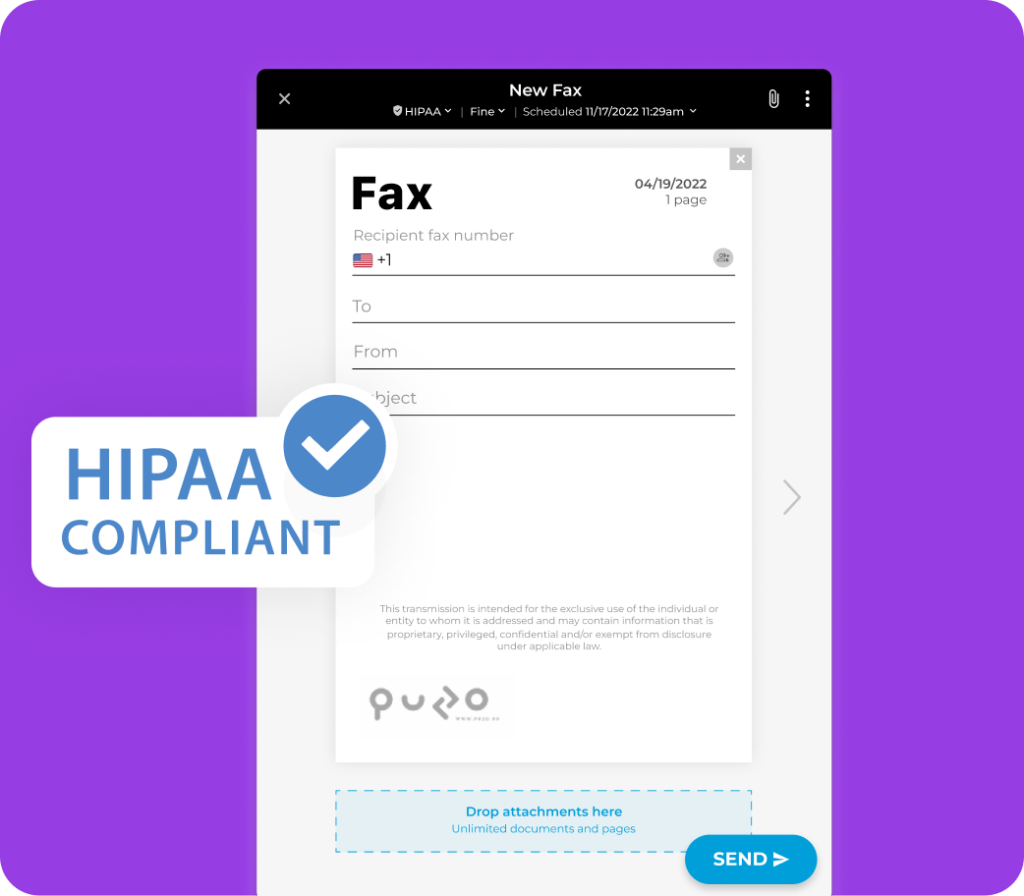 online fax with healthcare interoperability
