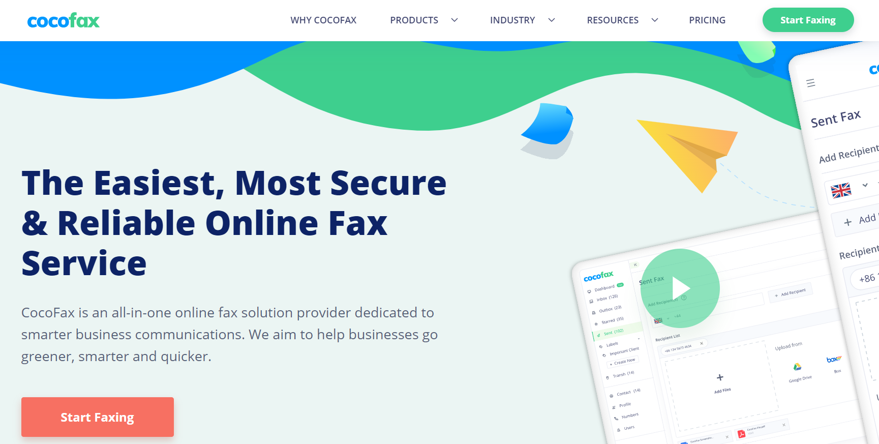 cocofax alternative to fax machine