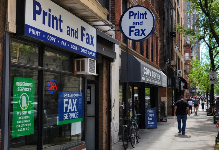 Where to Find a Fax Machine or Fax Services Near Me