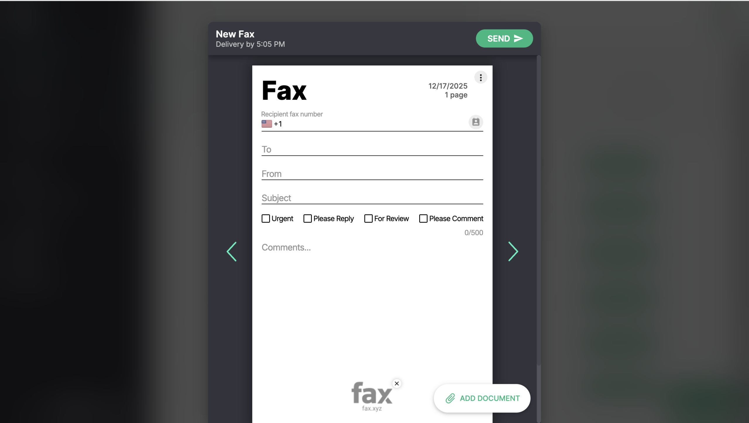 Fax.xyz best for free faxing and one-time faxing