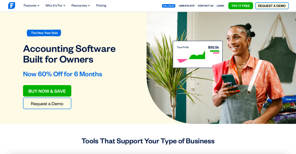best online accounting software - freshbooks