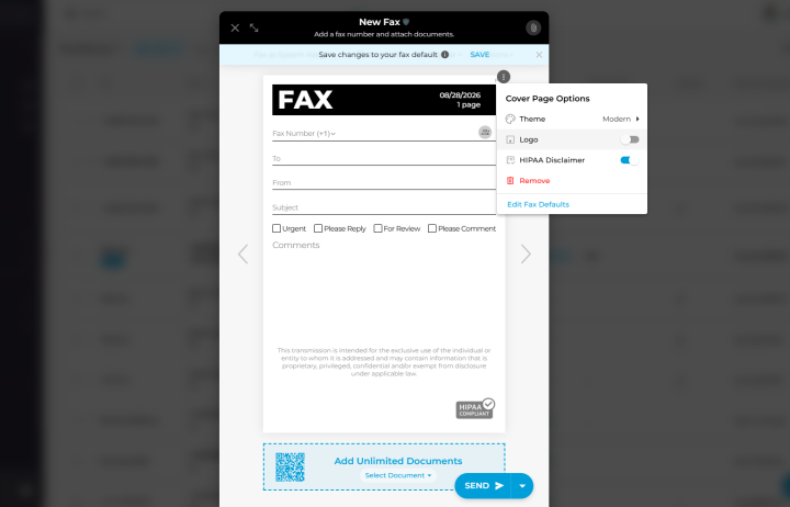 HIPAA Fax
