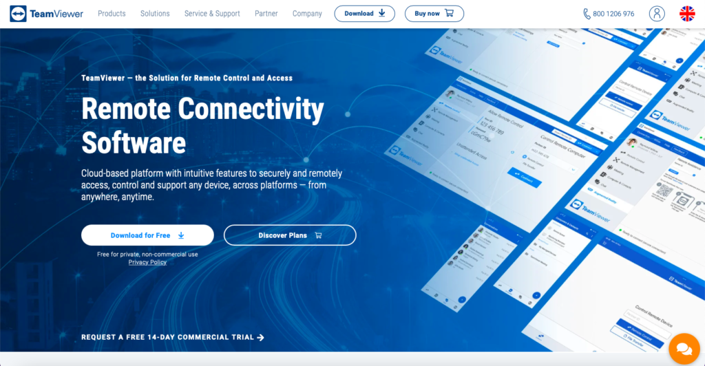 teamviewer remote working software