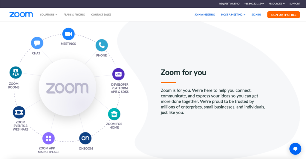zoom award winning remote working software