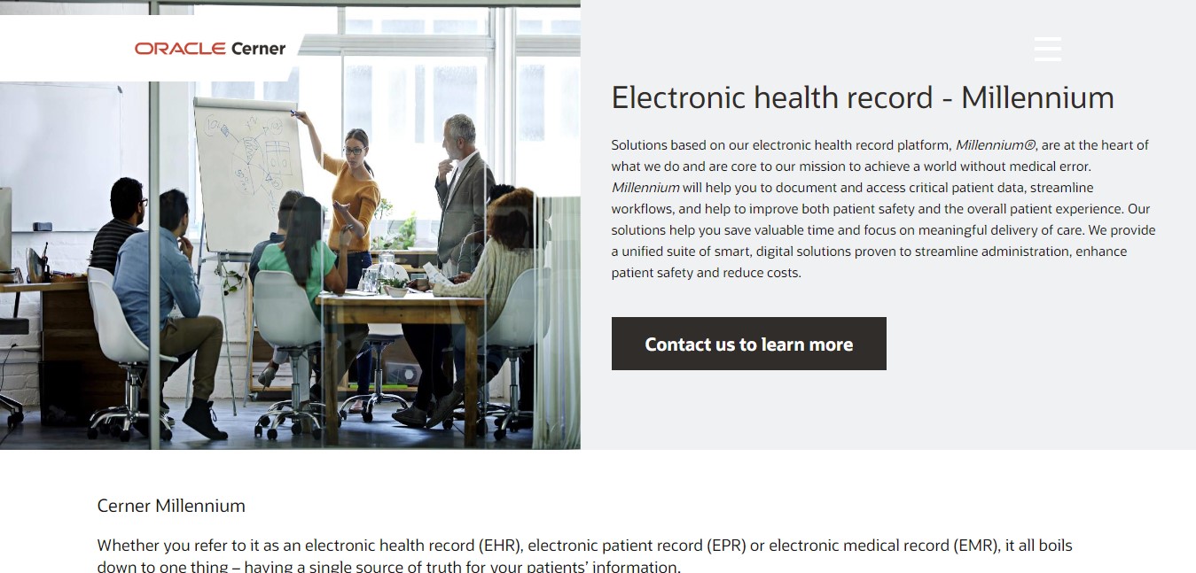 cerner best ehr for hospitals