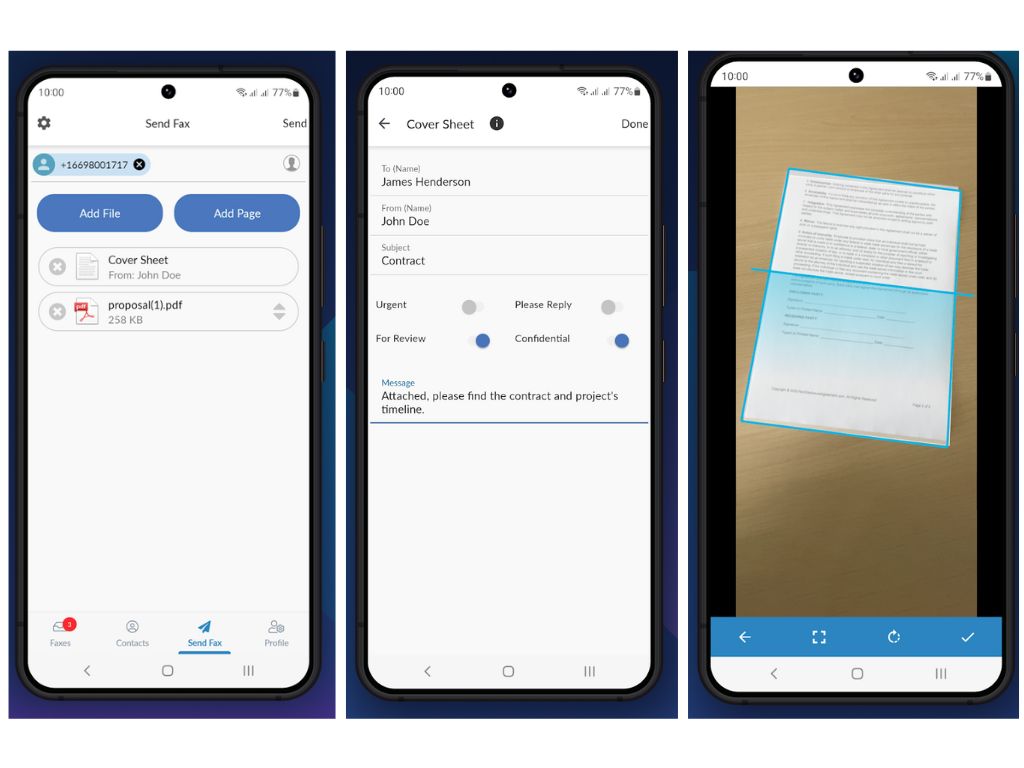 faxplus android app