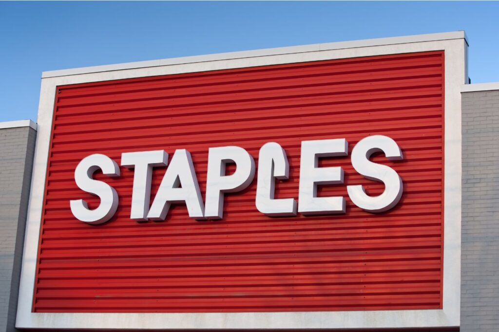 staples fax service