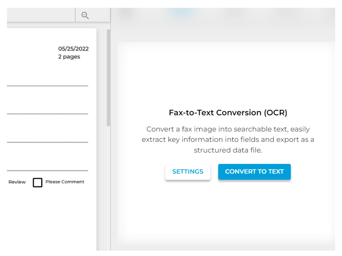 Fax plan trial