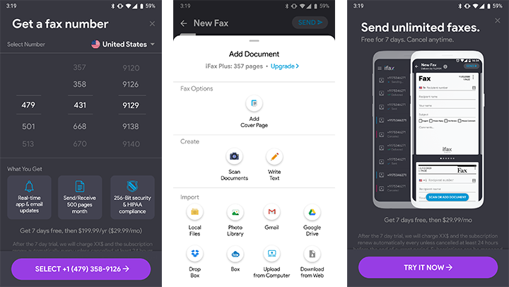 ifax best fax app for android