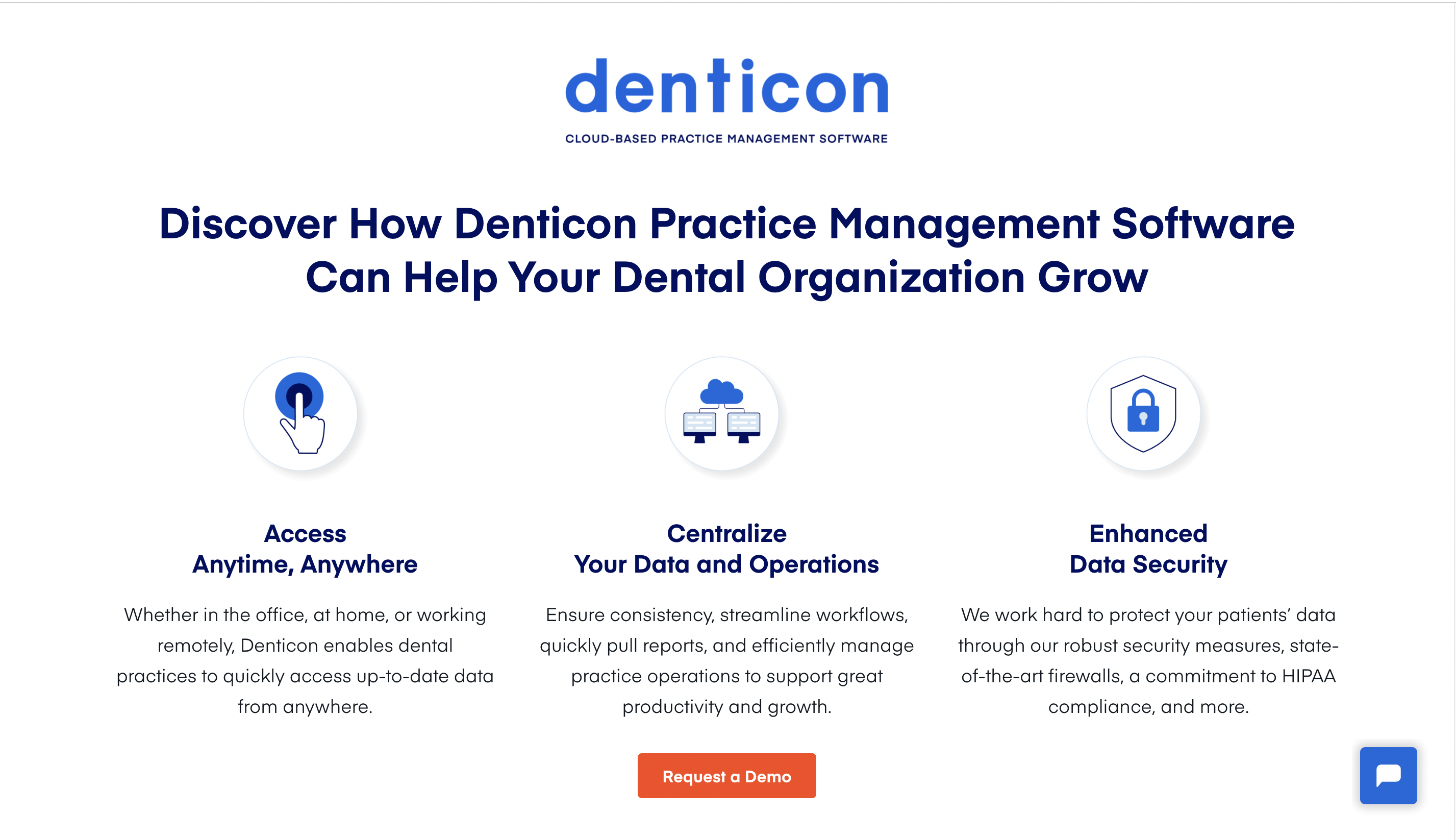denticon web-based orthodontic software