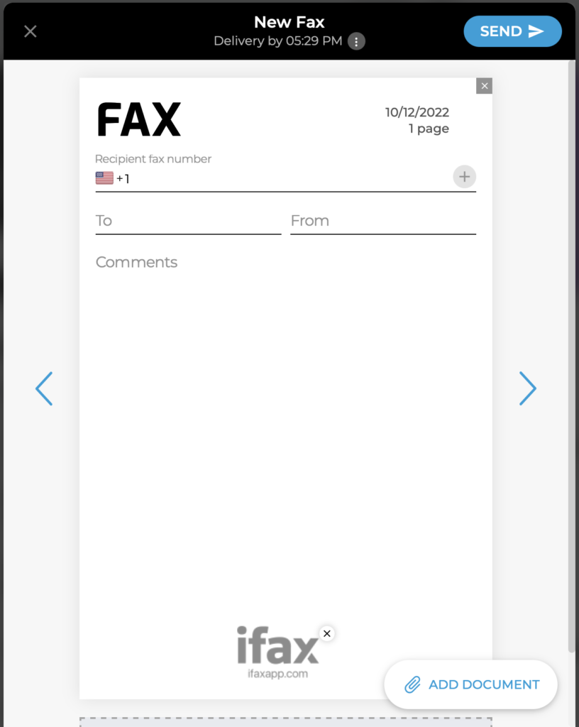 send free international fax web browser