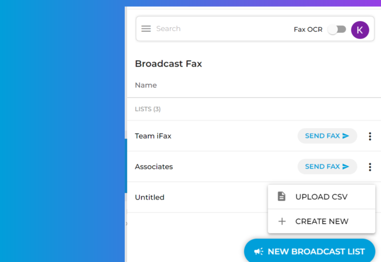 Contacts Upload: Broadcast List Management Made Easy