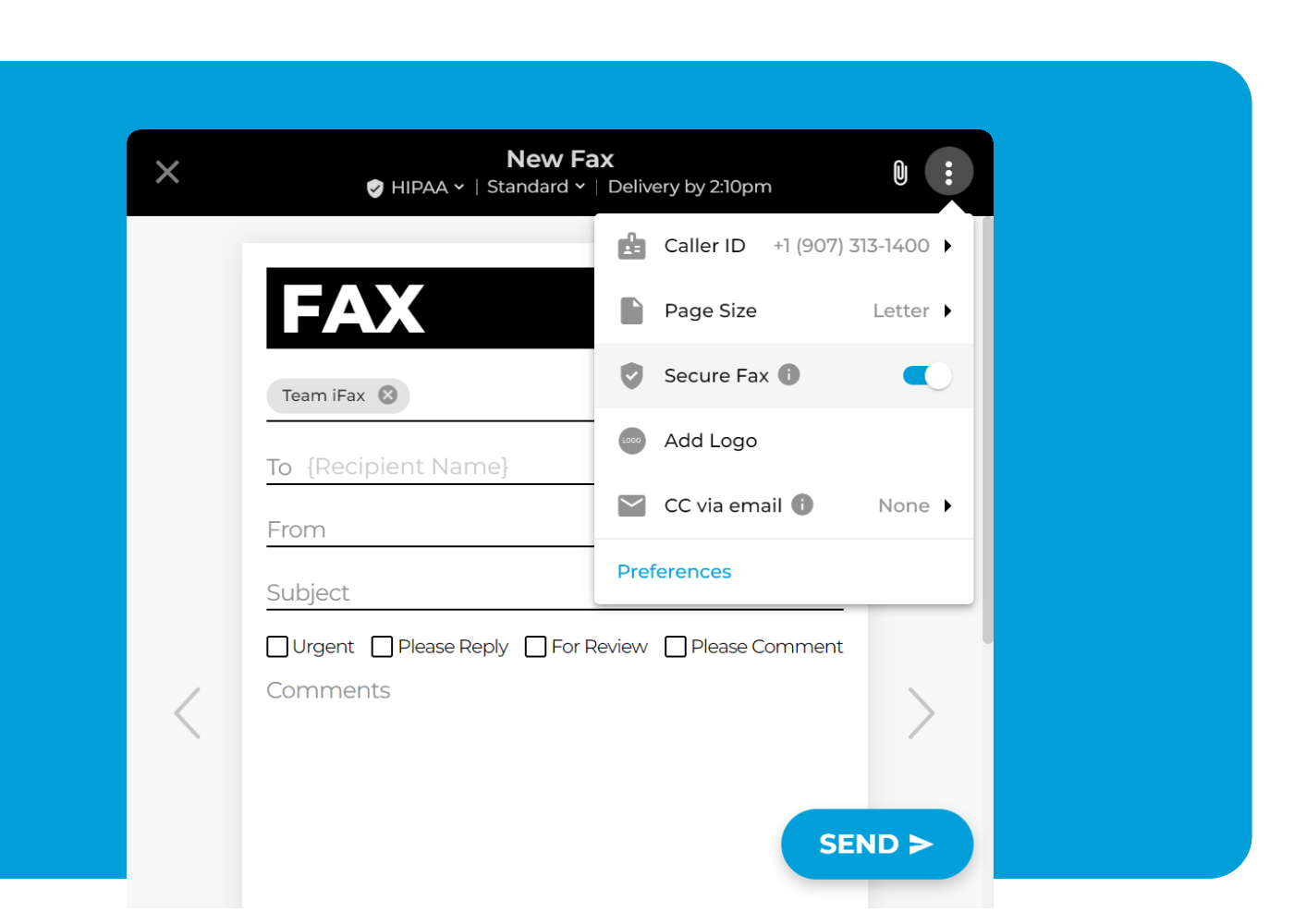 secure fax blasting service