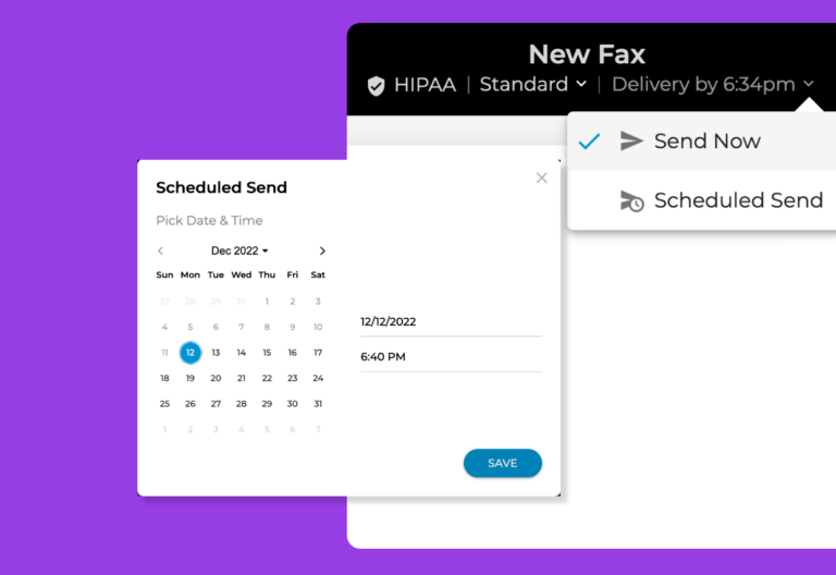 Schedule Faxes with iFax