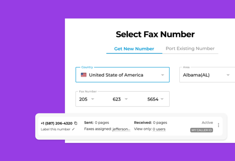 how to get a fax number