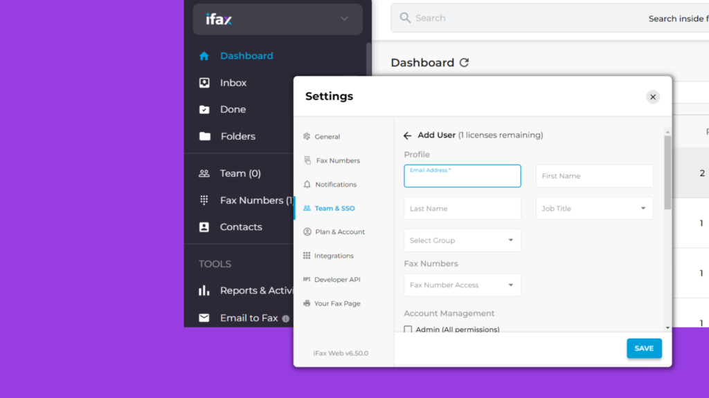 Team Setup and Configuration for Fax Management Efficiency