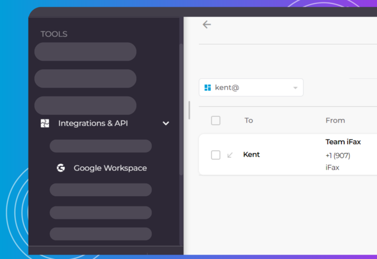 google workspace fax ifax features