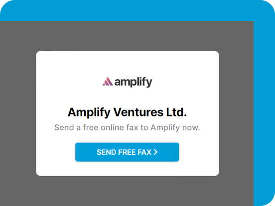 Create your company fax page