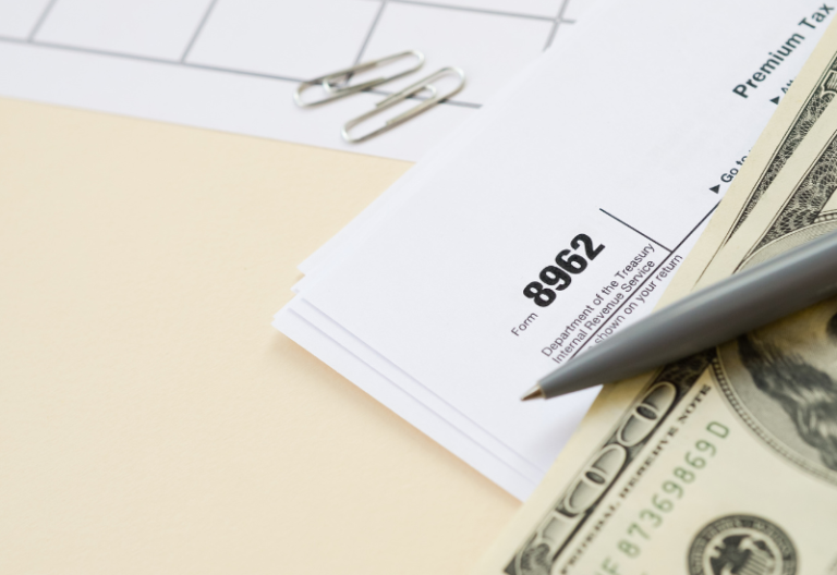 Filing Tax Form 8962 for Premium Tax Credit Through Fax