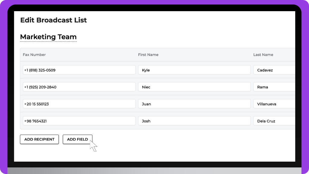 iFax Knowledge Base: add custom fields to PDF attachments - recipient details