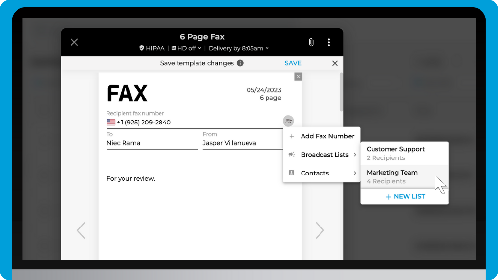 iFax Knowledge Base: add custom fields to PDF attachments - send fax