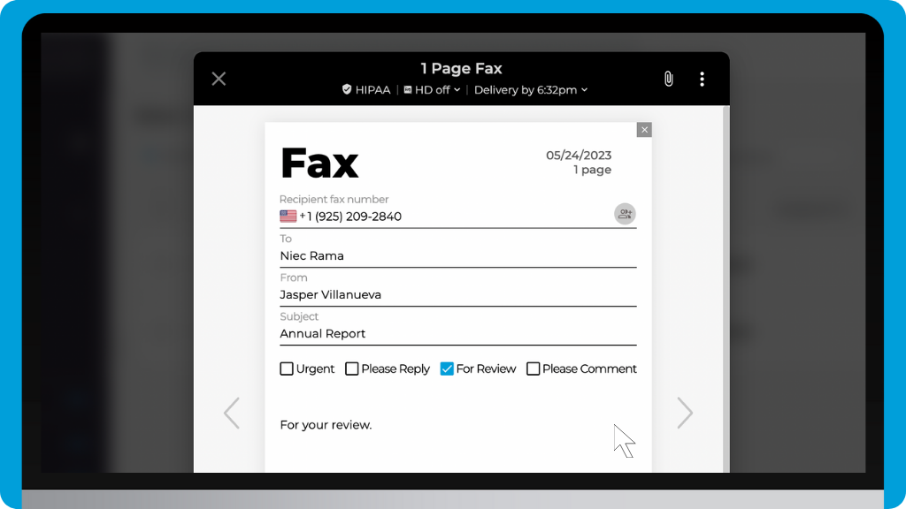 iFax Knowledge Base: How to Send a Fax via Web - Add details