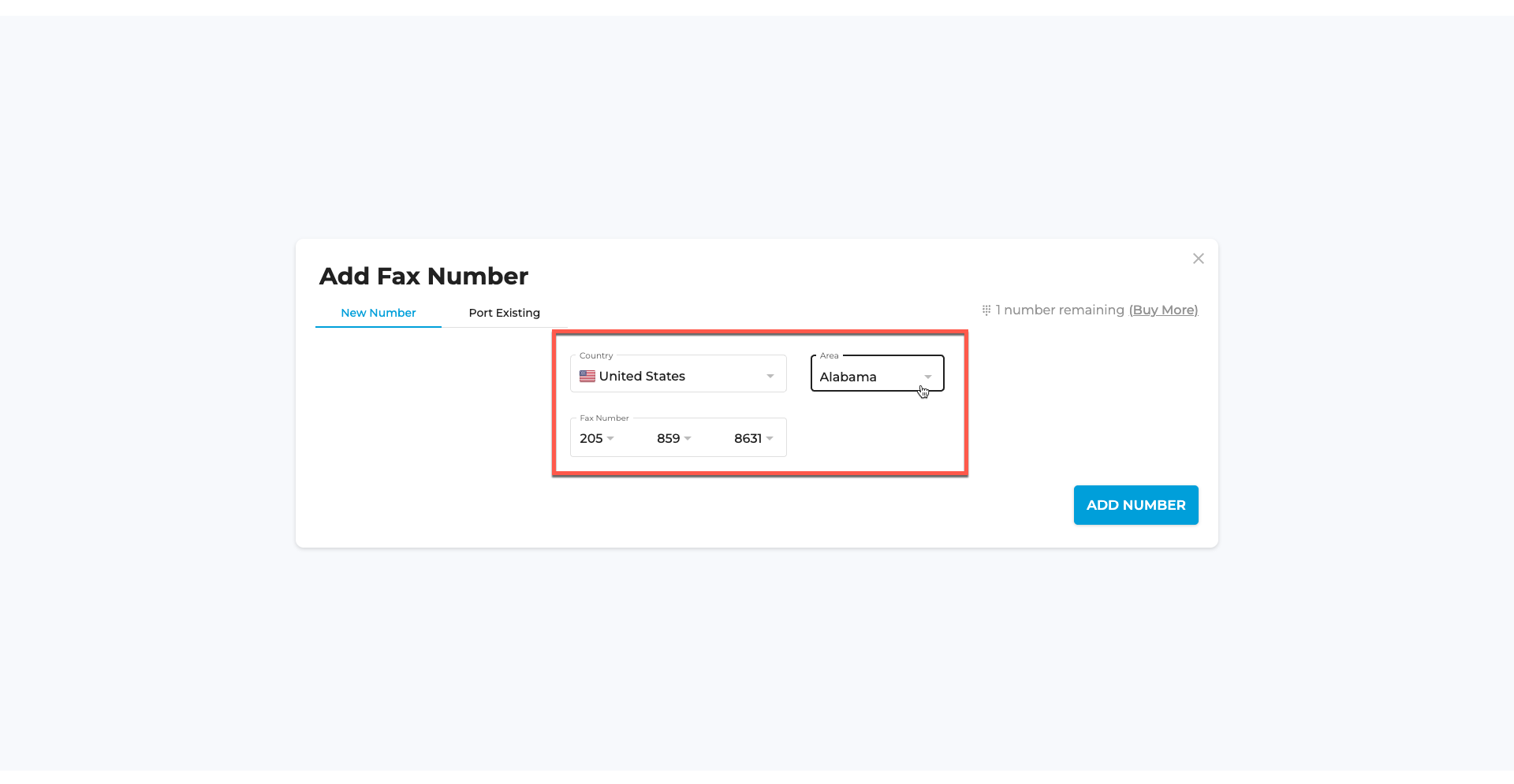 How to port a new fax number - iFax