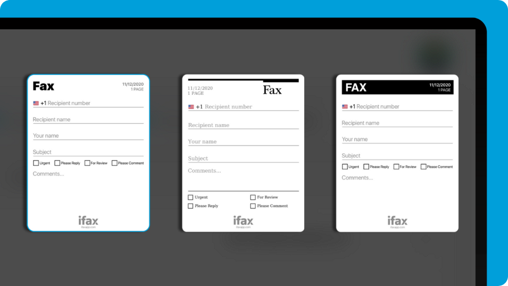 iFax Knowledge Base Custom Fax Cover Sheet Samples