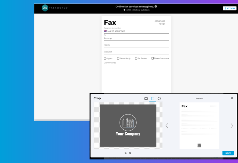 A Closer Look at the New Company Fax Page User Interface