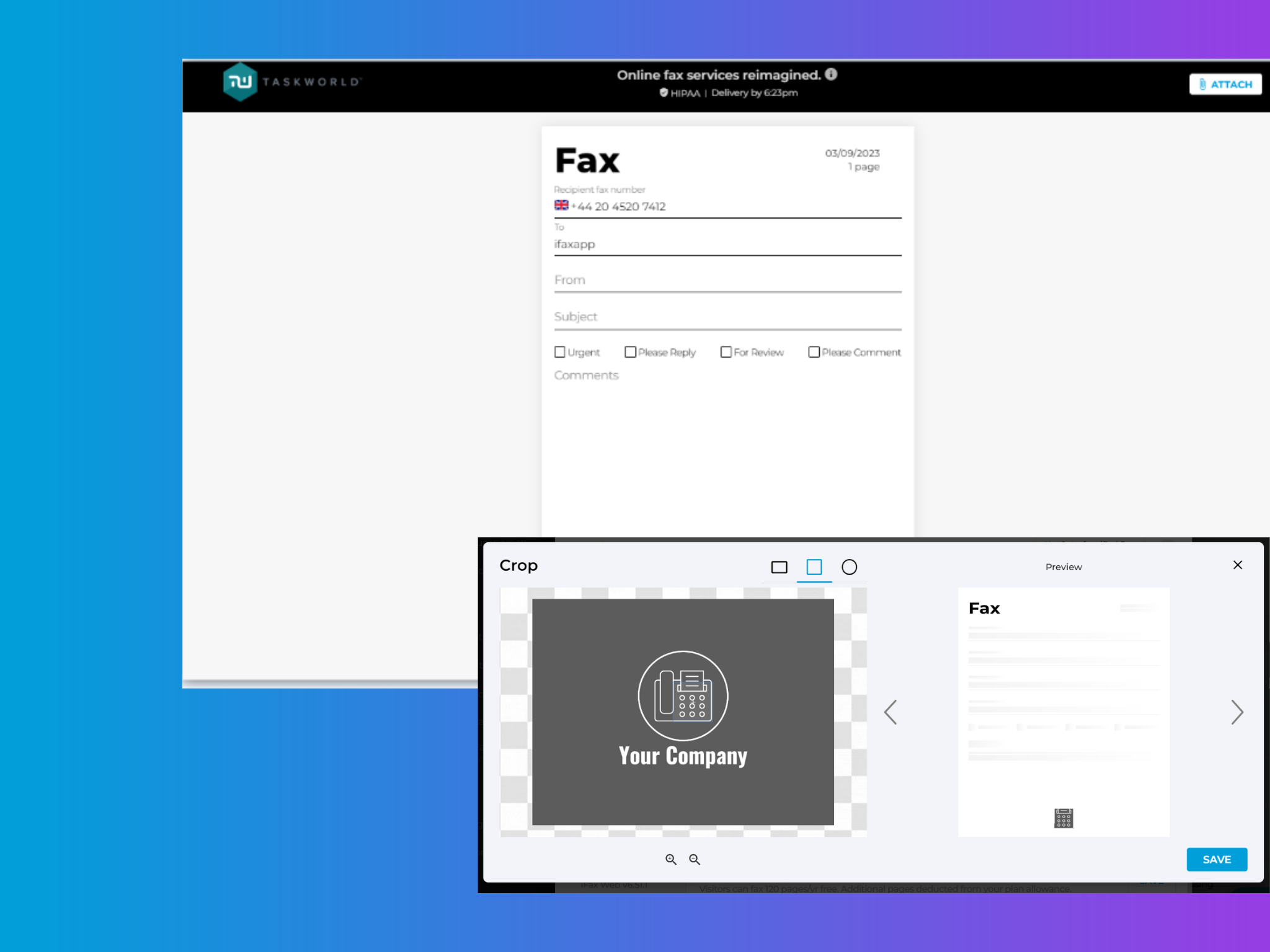 A Closer Look at the New Company Fax Page User Interface