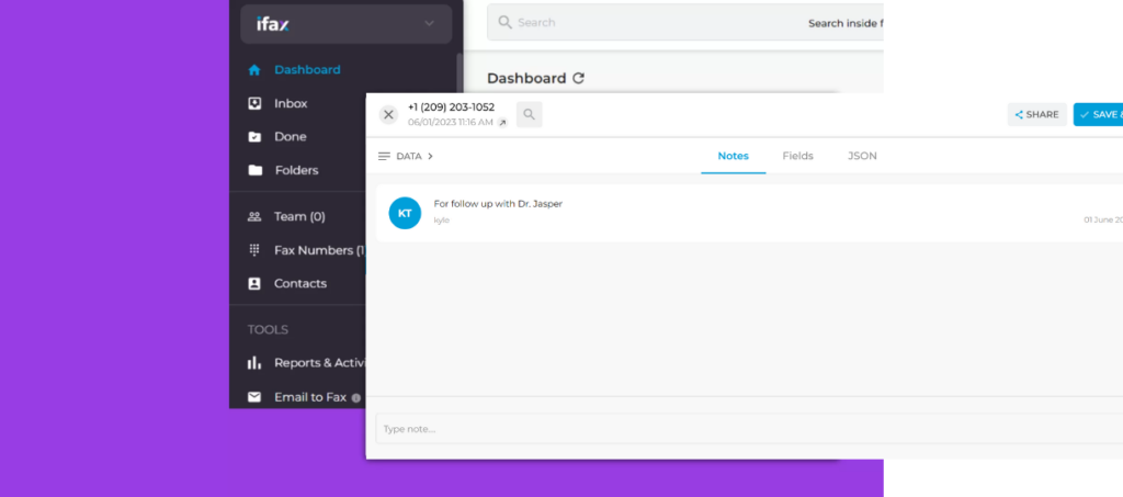 Add Notes to Fax for Organized Workflow