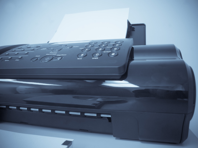 how HP 640 fax machine works