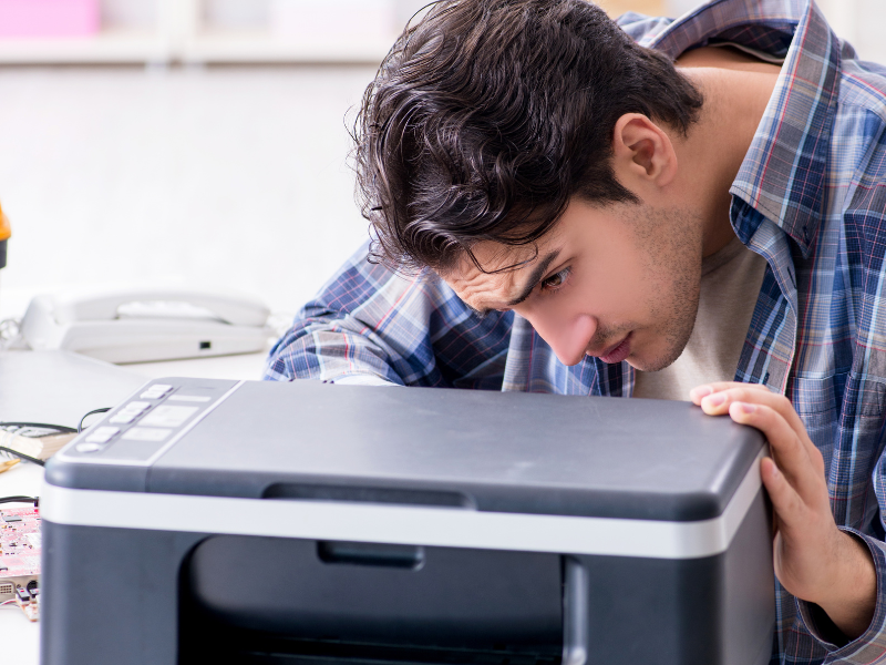 how to troubleshoot HP 640 fax machine
