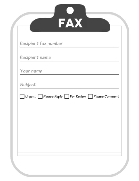 hipaa-compliant fax templates