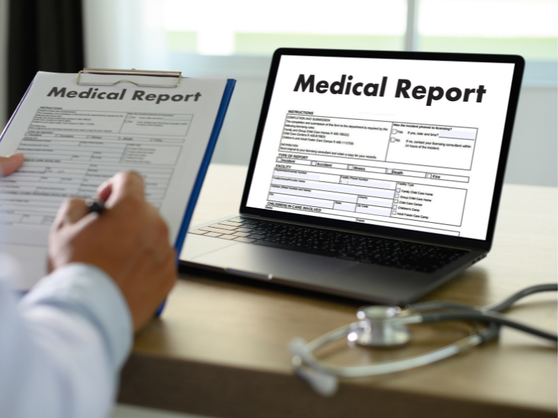 how to send a fax request for medical records