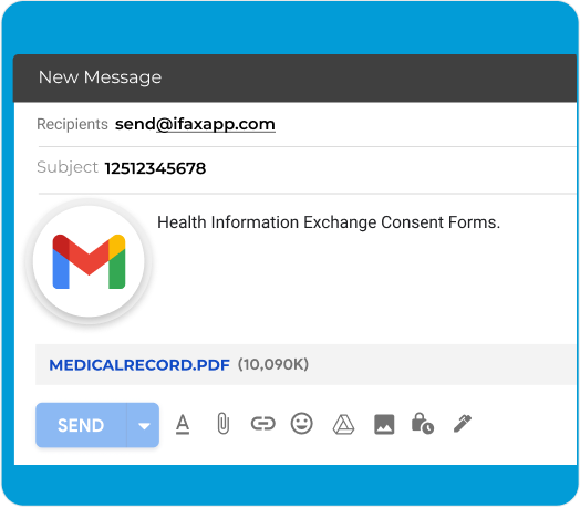 Gmailからファックス