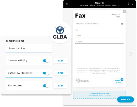 GLBA-Compliant Fax