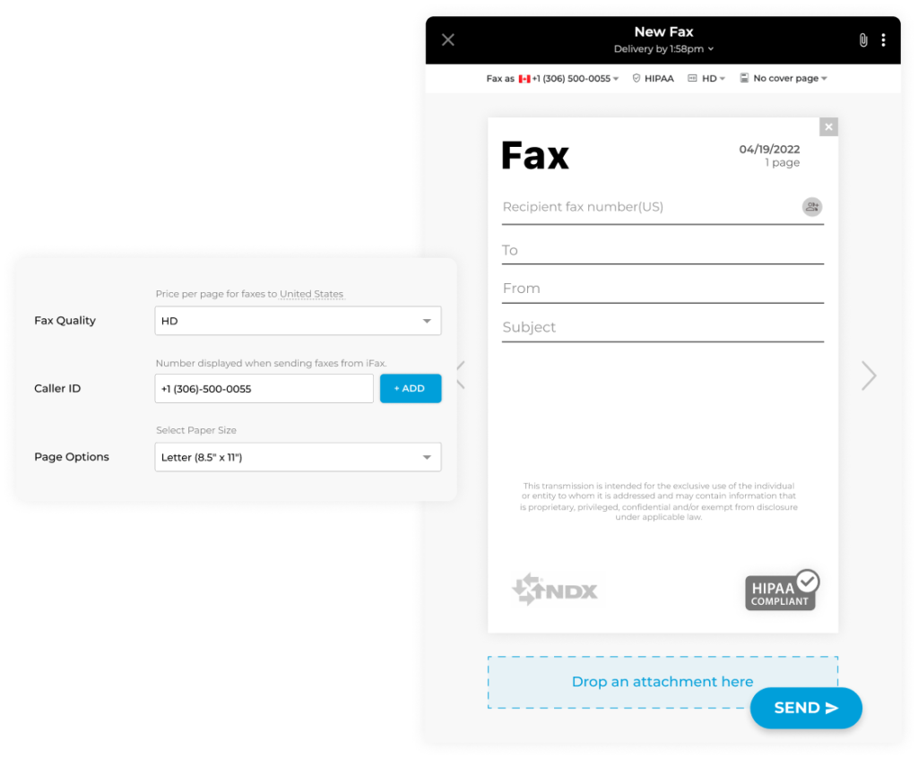 Online Fax Configuration Set Fax Options and Settings