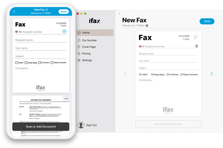 Aplicación de Fax Móvil Gratis | Envía y recibe faxes desde tu teléfono