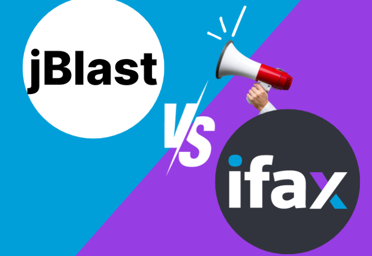 jBlast vs iFax: Fax Broadcasting Service Comparison