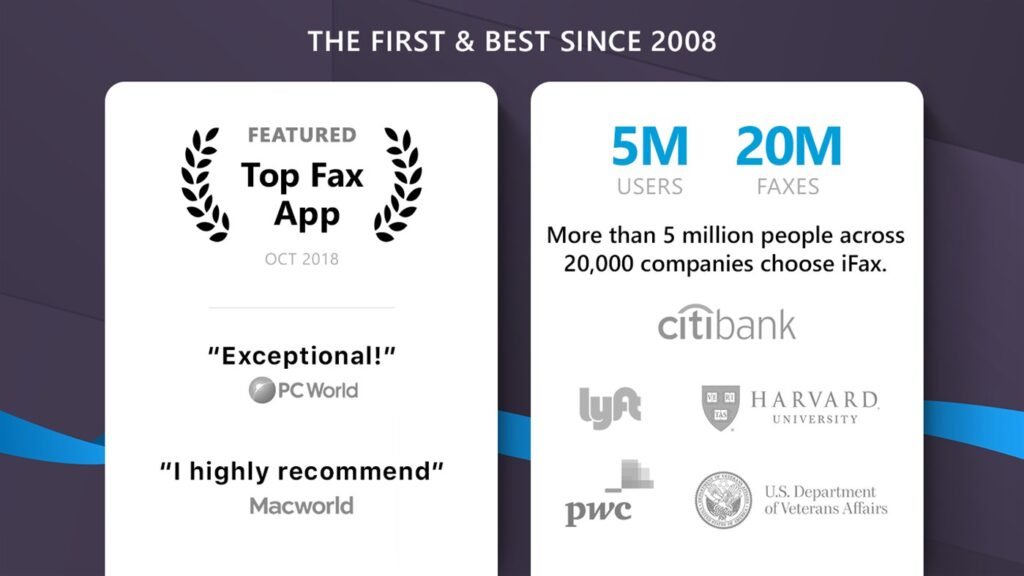 mobile fax app awards
