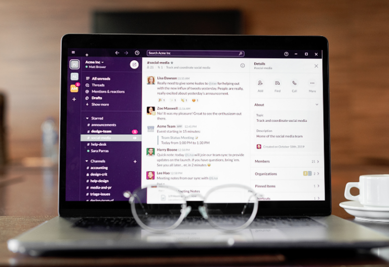 Slack communications platform